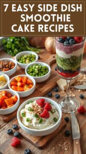 7 Easy Side Dish & Smoothie Cake Recipes