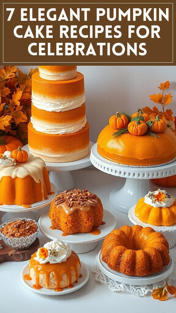 7 Elegant Pumpkin Cake Recipes for Celebrations