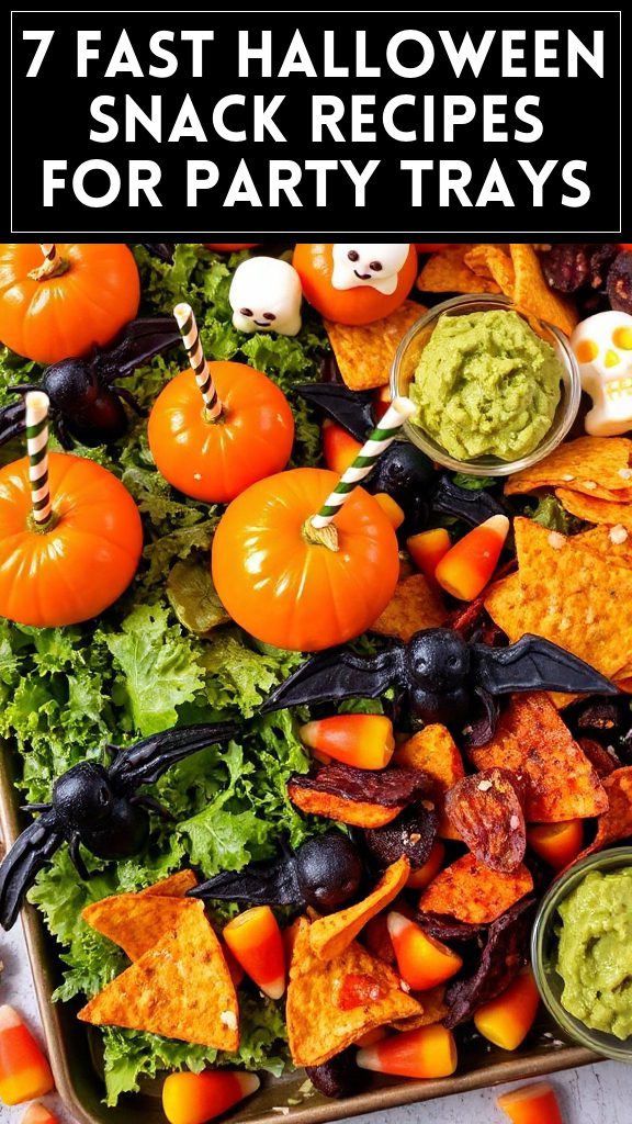 7 Fast Halloween Snack Recipes for Party Trays