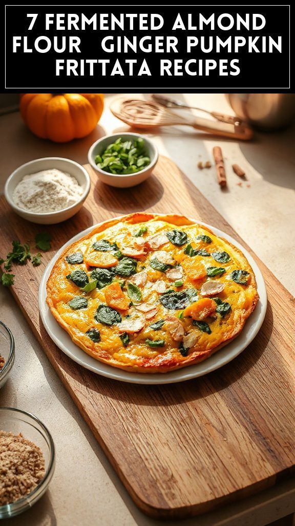 7 Fermented Almond Flour & Ginger Pumpkin Frittata Recipes