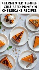7 Fermented Tempeh & Chia Seed Pumpkin Cheesecake Recipes
