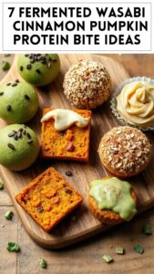 7 Fermented Wasabi & Cinnamon Pumpkin Protein Bite Ideas