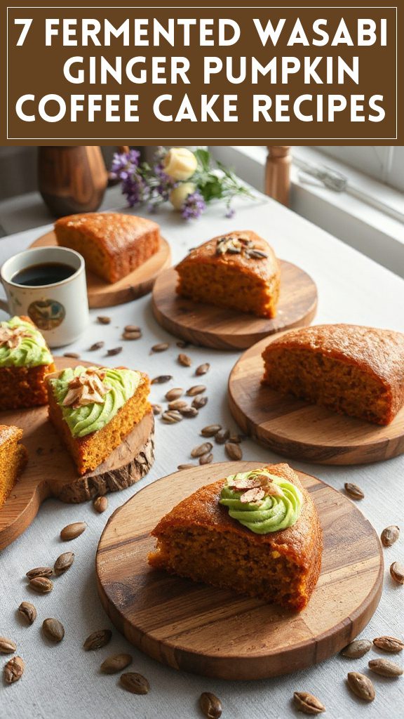 7 Fermented Wasabi & Ginger Pumpkin Coffee Cake Recipes
