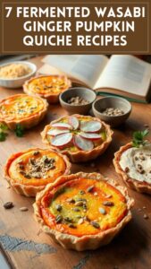 7 Fermented Wasabi & Ginger Pumpkin Quiche Recipes