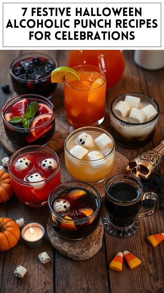 7 Festive Halloween Alcoholic Punch Recipes for Celebrations