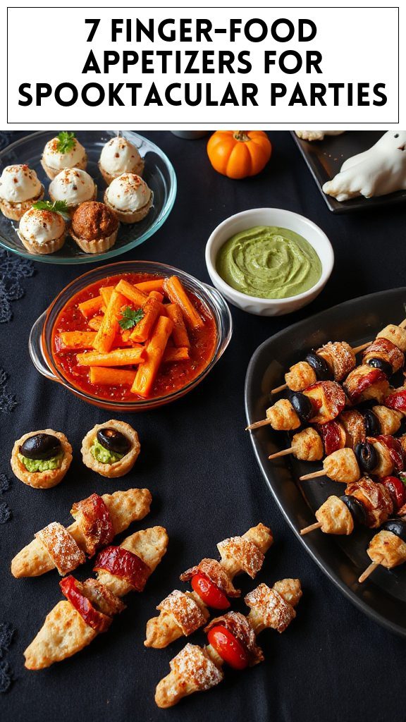 7 Finger-Food Appetizers for Spooktacular Parties
