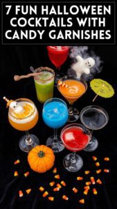 7 Fun Halloween Cocktails With Candy Garnishes