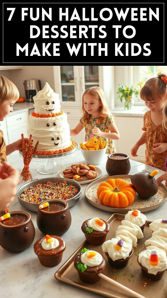 7 Fun Halloween Desserts to Make With Kids
