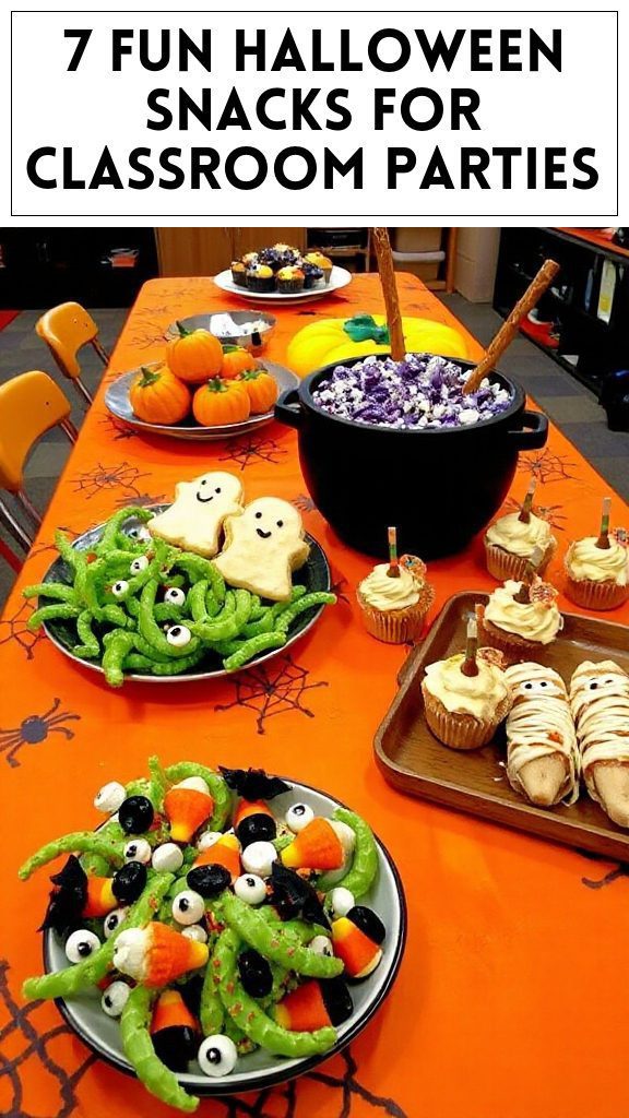 7 Fun Halloween Snacks for Classroom Parties