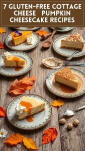 7 Gluten-Free Cottage Cheese & Pumpkin Cheesecake Recipes