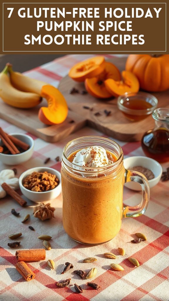 7 Gluten-Free Holiday Pumpkin Spice Smoothie Recipes