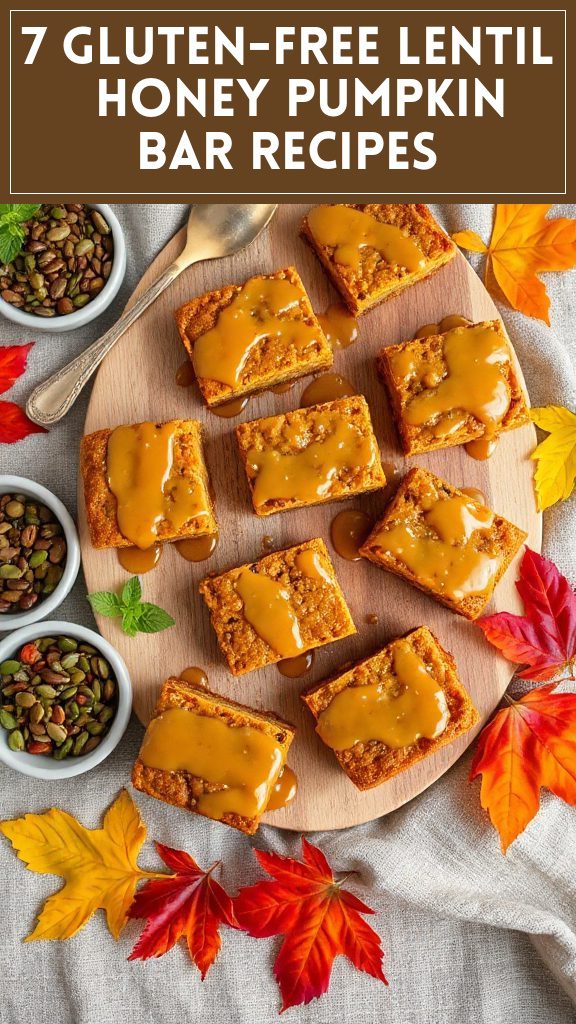 7 Gluten-Free Lentil & Honey Pumpkin Bar Recipes