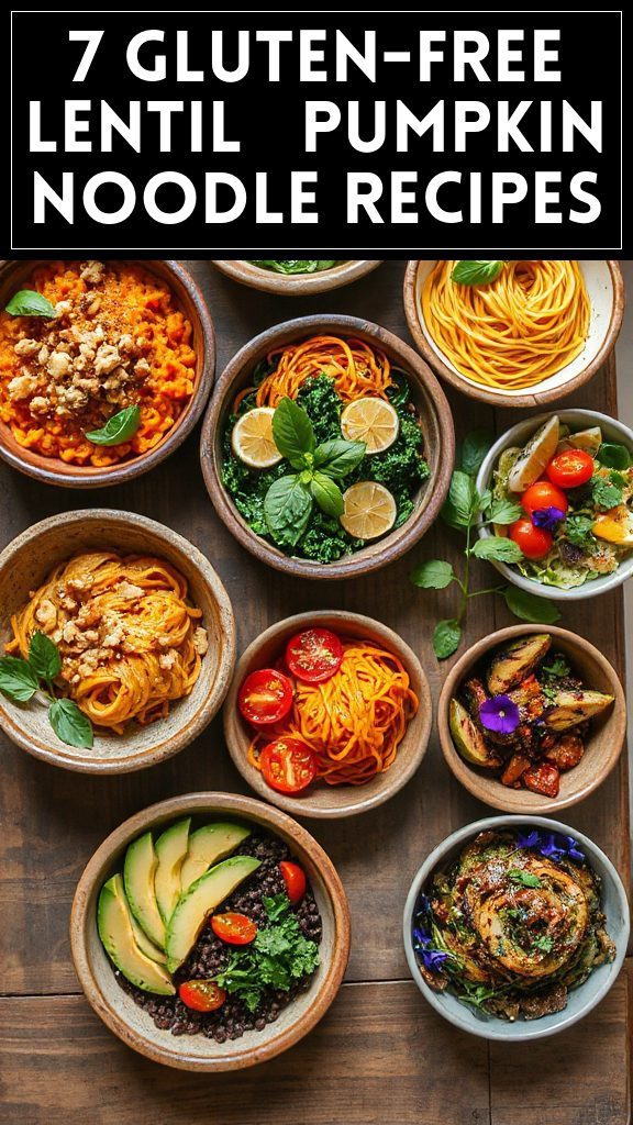 7 Gluten-Free Lentil & Pumpkin Noodle Recipes