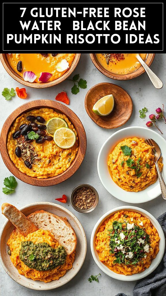 7 Gluten-Free Rose Water & Black Bean Pumpkin Risotto Ideas