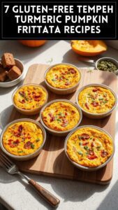 7 Gluten-Free Tempeh & Turmeric Pumpkin Frittata Recipes
