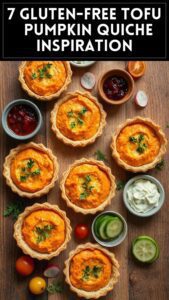 7 Gluten-Free Tofu & Pumpkin Quiche Inspiration