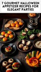 7 Gourmet Halloween Appetizer Recipes for Elegant Parties
