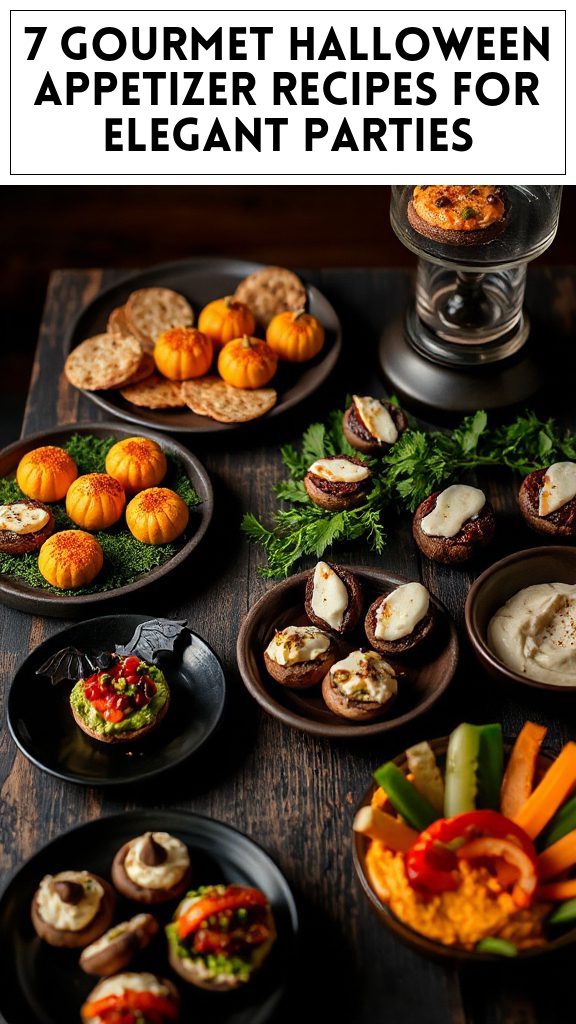 7 Gourmet Halloween Appetizer Recipes for Elegant Parties
