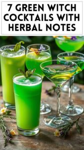 7 Green Witch Cocktails With Herbal Notes