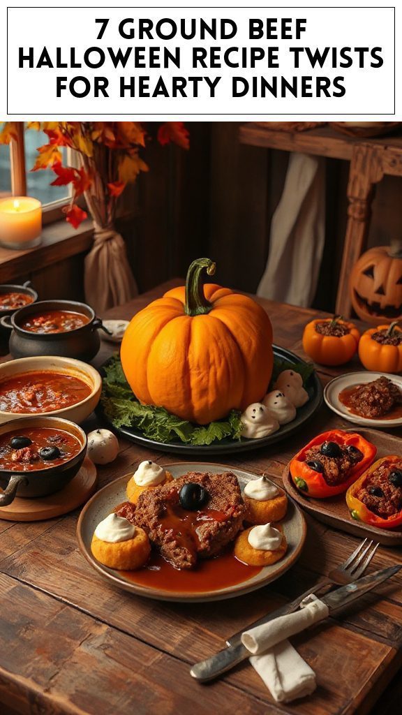 7 Ground Beef Halloween Recipe Twists for Hearty Dinners