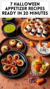 7 Halloween Appetizer Recipes Ready in 20 Minutes