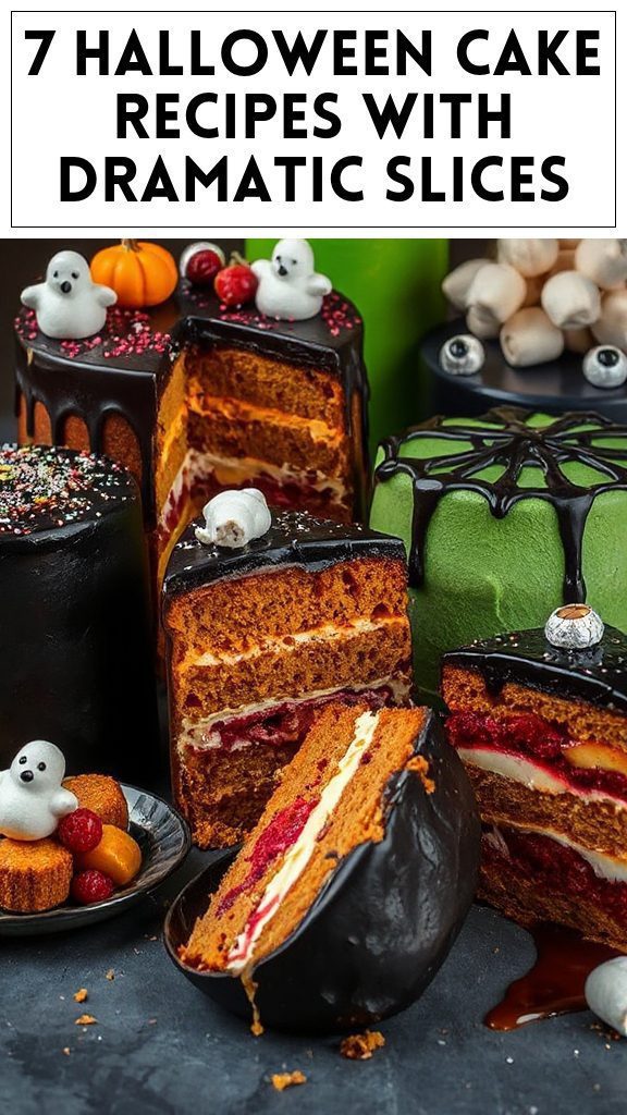 7 Halloween Cake Recipes With Dramatic Slices