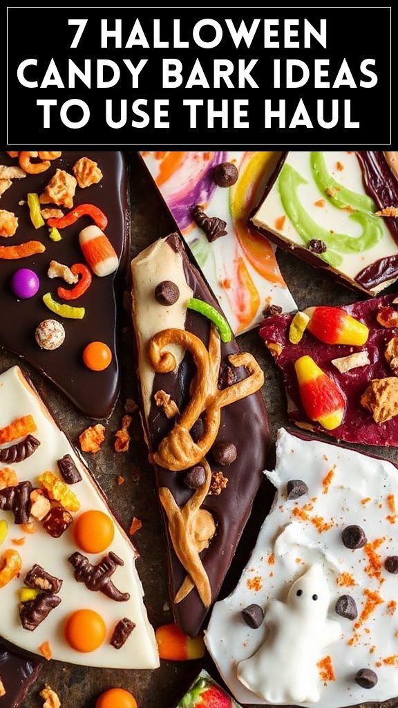 7 Halloween Candy Bark Ideas to Use the Haul