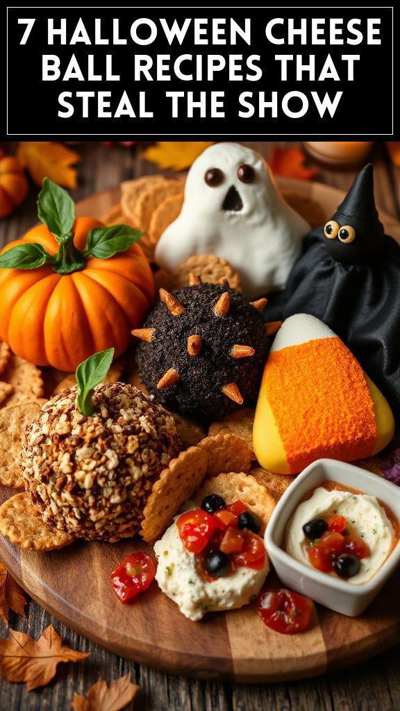 7 Halloween Cheese Ball Recipes That Steal the Show