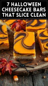 7 Halloween Cheesecake Bars That Slice Clean
