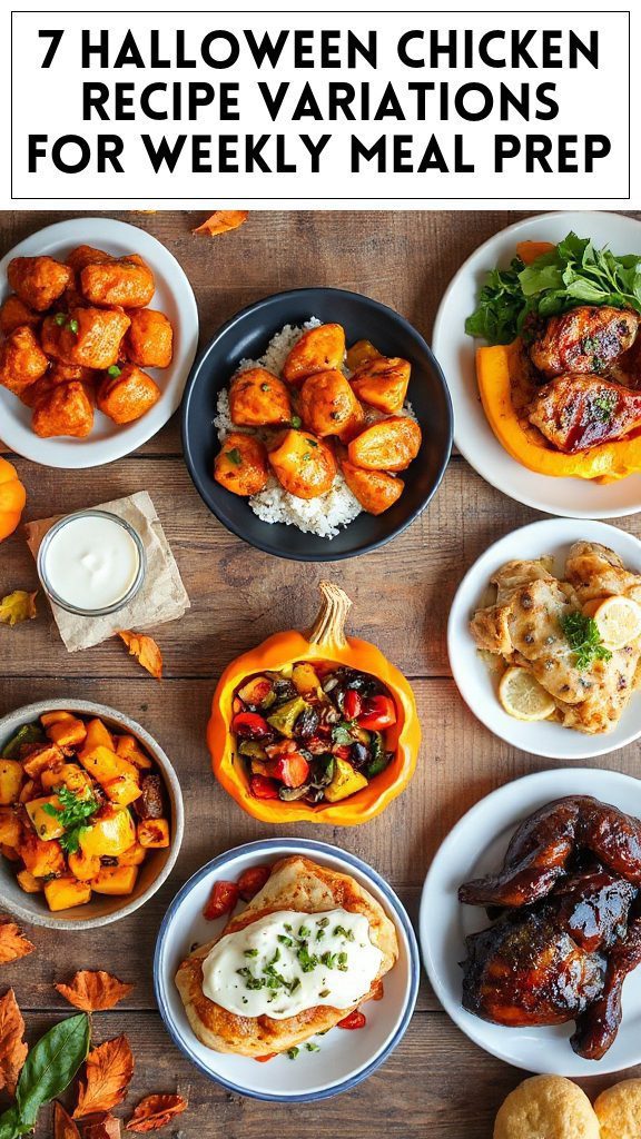 7 Halloween Chicken Recipe Variations for Weekly Meal Prep
