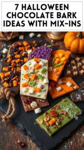 7 Halloween Chocolate Bark Ideas With Mix-Ins