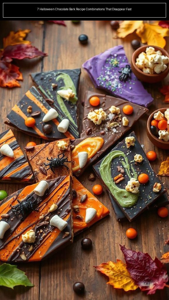 7 Halloween Chocolate Bark Recipe Combinations That Disappear Fast