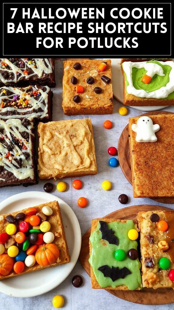7 Halloween Cookie Bar Recipe Shortcuts for Potlucks
