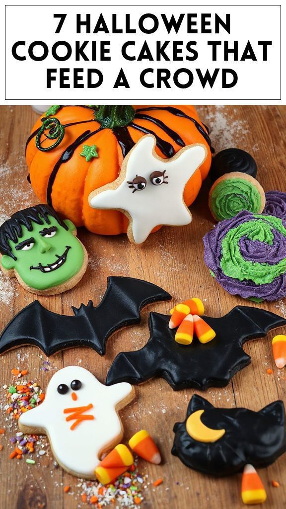 7 Halloween Cookie Cakes That Feed a Crowd
