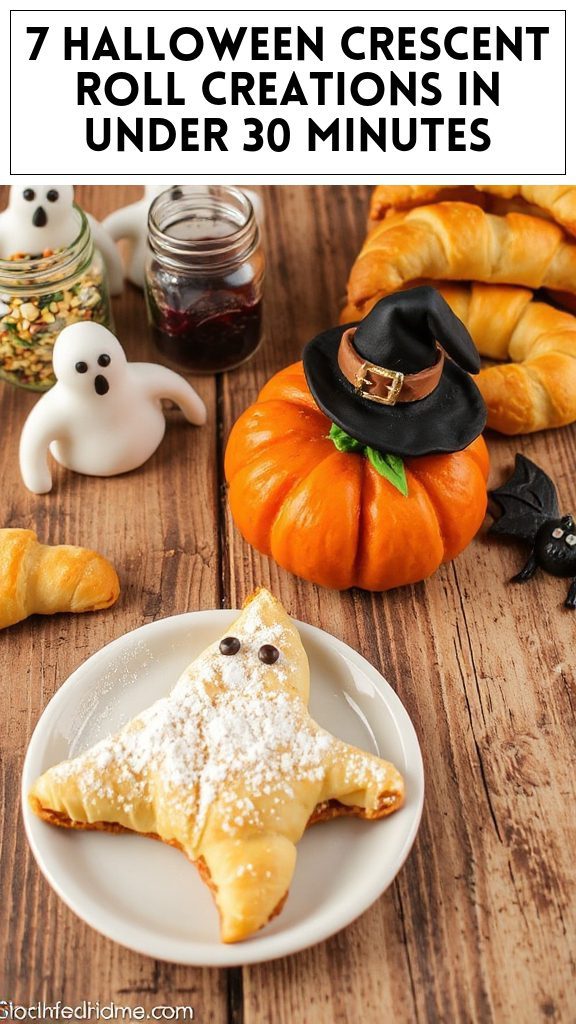 7 Halloween Crescent Roll Creations in Under 30 Minutes