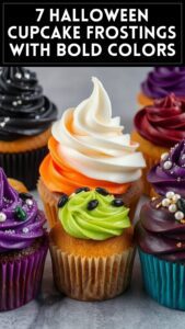 7 Halloween Cupcake Frostings With Bold Colors