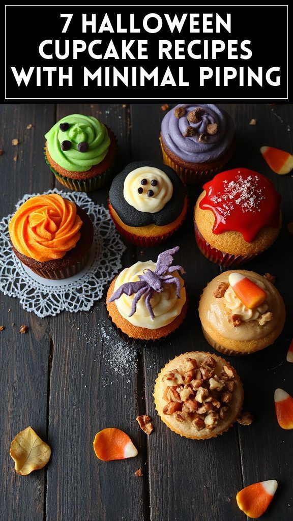 7 Halloween Cupcake Recipes With Minimal Piping