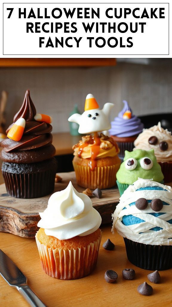 7 Halloween Cupcake Recipes Without Fancy Tools