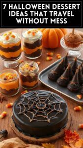 7 Halloween Dessert Ideas That Travel Without Mess
