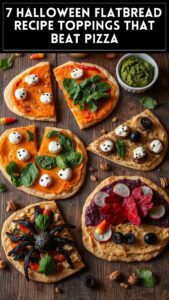 7 Halloween Flatbread Recipe Toppings That Beat Pizza