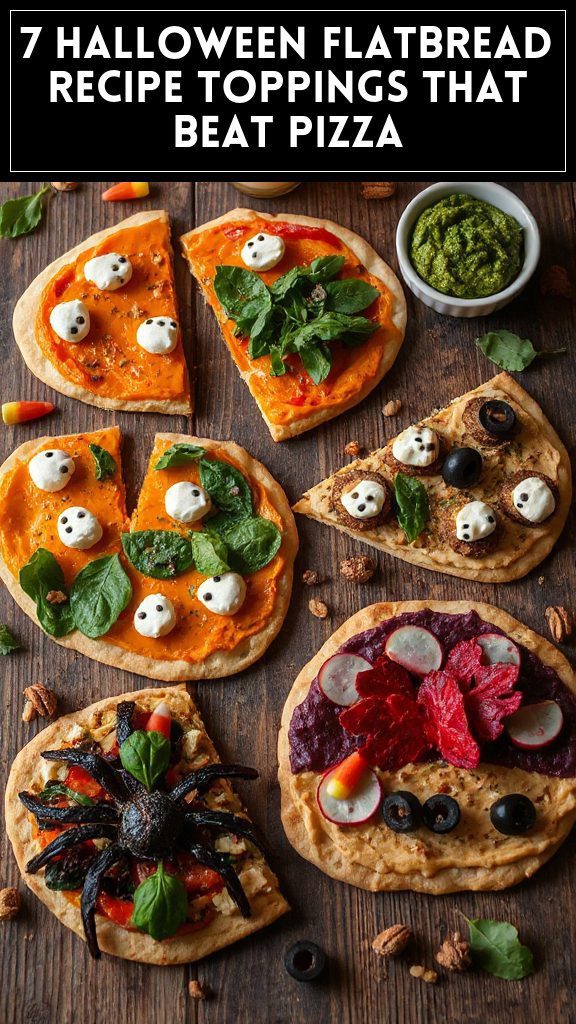 7 Halloween Flatbread Recipe Toppings That Beat Pizza