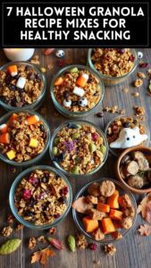 7 Halloween Granola Recipe Mixes for Healthy Snacking