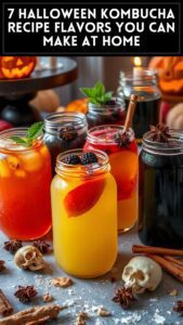 7 Halloween Kombucha Recipe Flavors You Can Make at Home