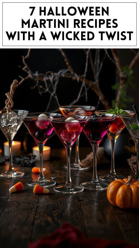 7 Halloween Martini Recipes With a Wicked Twist