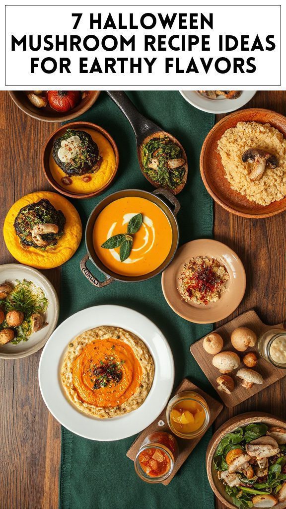 7 Halloween Mushroom Recipe Ideas for Earthy Flavors