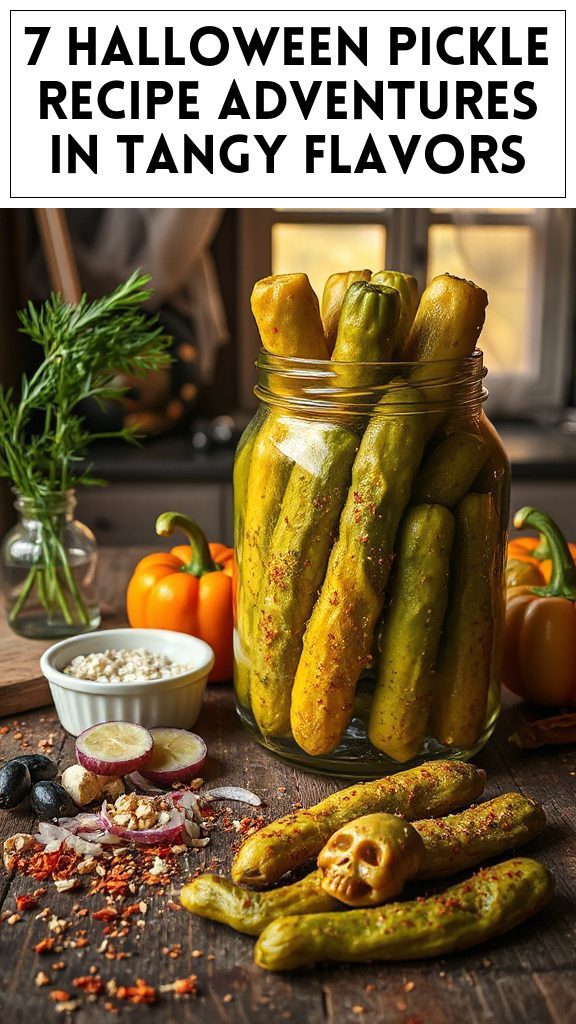 7 Halloween Pickle Recipe Adventures in Tangy Flavors