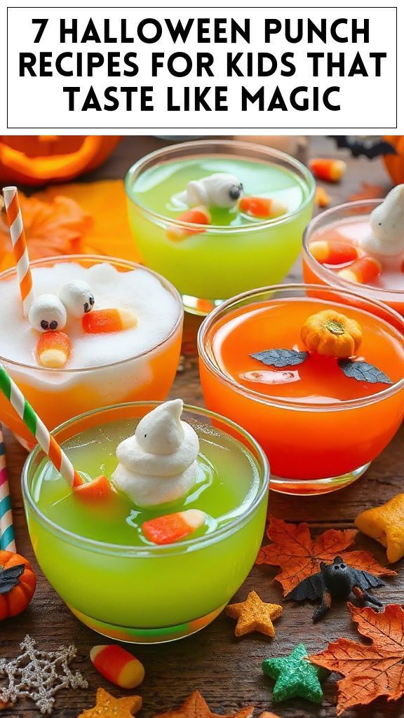 7 Halloween Punch Recipes for Kids That Taste Like Magic