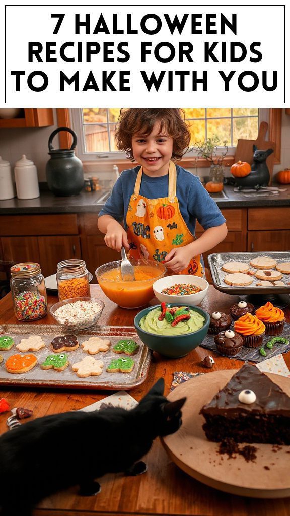 7 Halloween Recipes for Kids to Make With You
