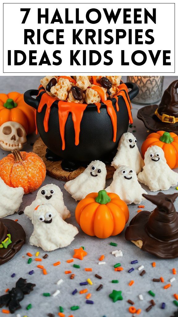 7 Halloween Rice Krispies Ideas Kids Love