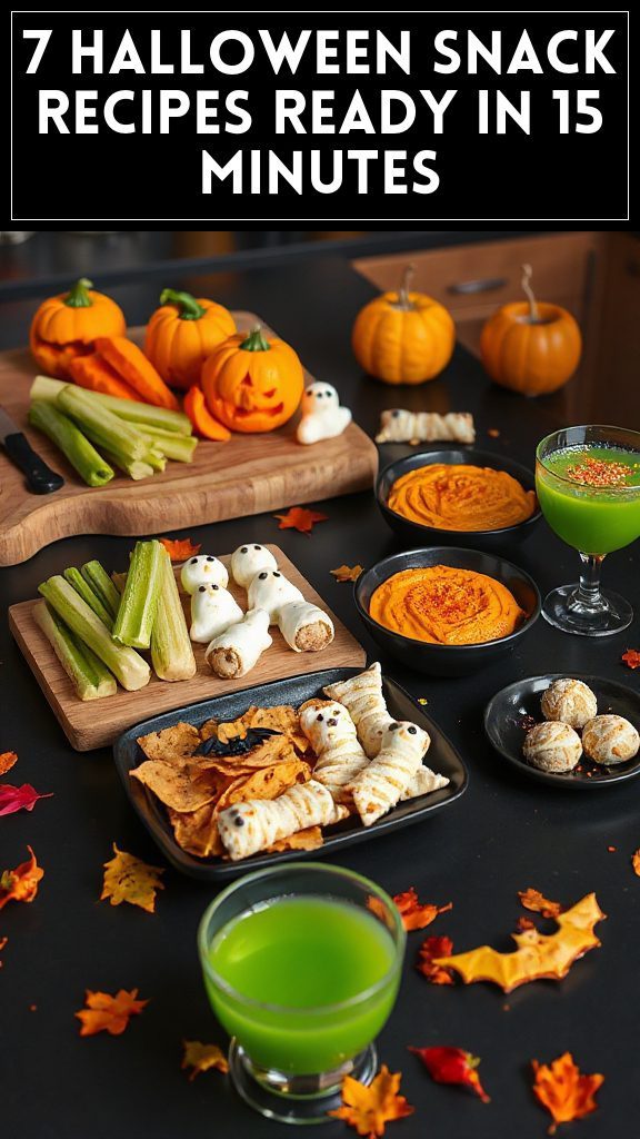 7 Halloween Snack Recipes Ready in 15 Minutes